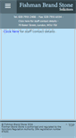 Mobile Screenshot of fishmanbrandstone.com
