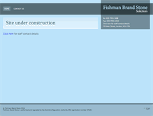 Tablet Screenshot of fishmanbrandstone.com